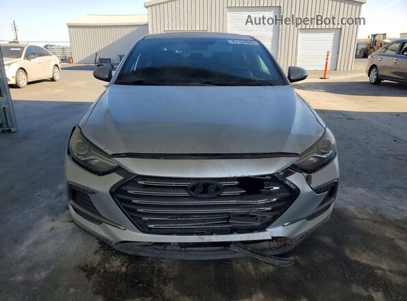 KMHD04LB2JU702249 2018 HYUNDAI ELANTRA Silver Вид спереду