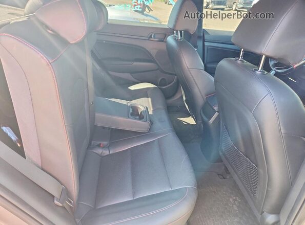 KMHD04LB2LU019065 2020 HYUNDAI ELANTRA Gray Հետևի նստատեղերի տեսք