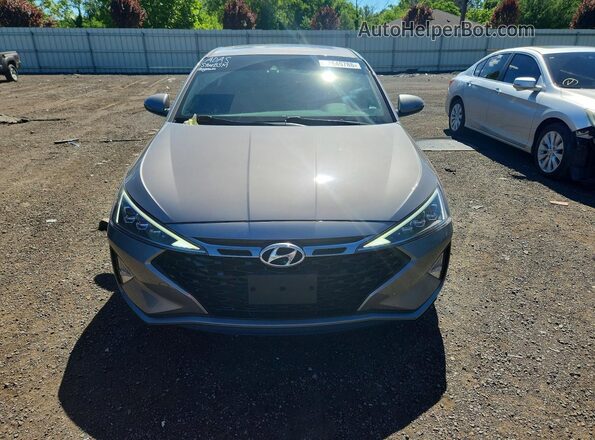 KMHD04LB2LU019065 2020 HYUNDAI ELANTRA Gray Դիմացի տեսք