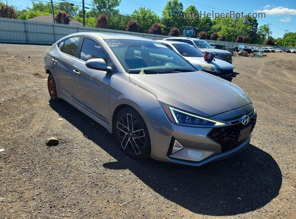 KMHD04LB2LU019065 2020 HYUNDAI ELANTRA Gray Առջևի աջ