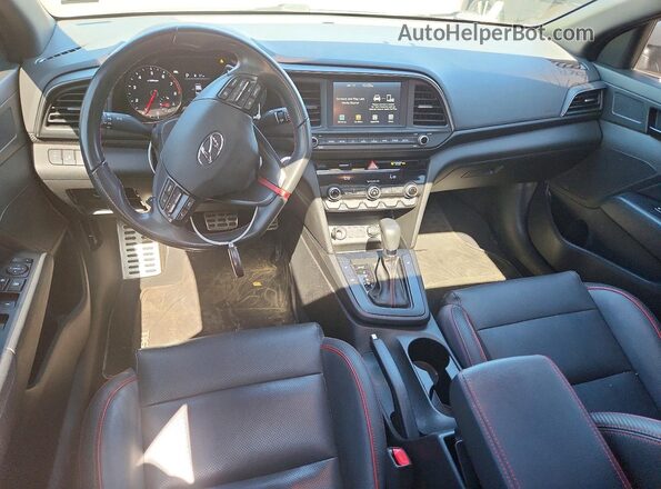 KMHD04LB2LU019065 2020 HYUNDAI ELANTRA Gray Առջևի վահանակի տեսք