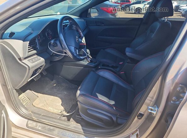 KMHD04LB2LU019065 2020 HYUNDAI ELANTRA Gray Սալոնի դիմացի տեսք