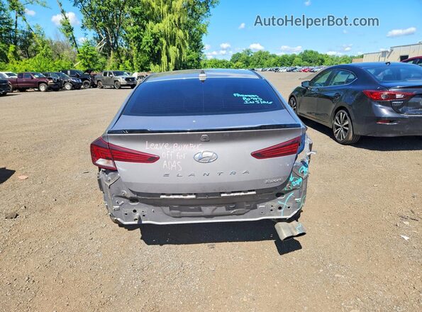 KMHD04LB2LU019065 2020 HYUNDAI ELANTRA Gray Հետևի տեսք