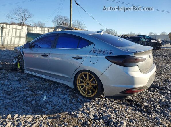 KMHD04LB2LU085874 2020 HYUNDAI ELANTRA Серебряный Задняя левая четверть