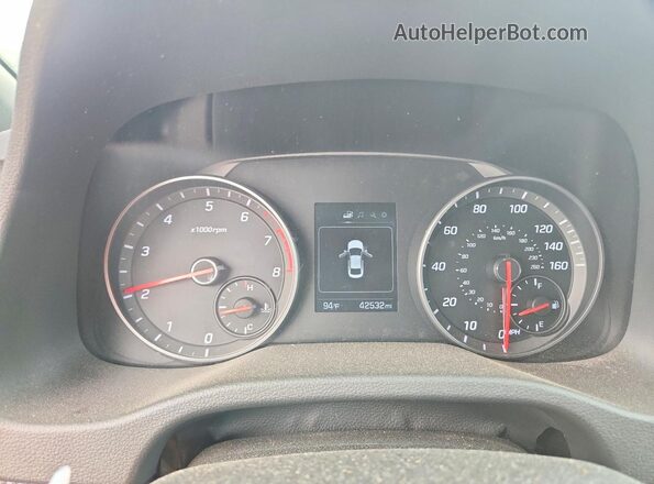 KMHD04LB3HU339180 2017 HYUNDAI ELANTRA Charcoal Widok zestawu wskaźników