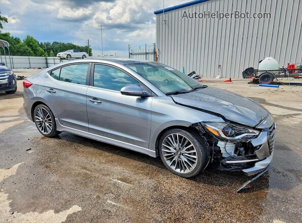 KMHD04LB3HU339180 2017 HYUNDAI ELANTRA Charcoal Przód prawy