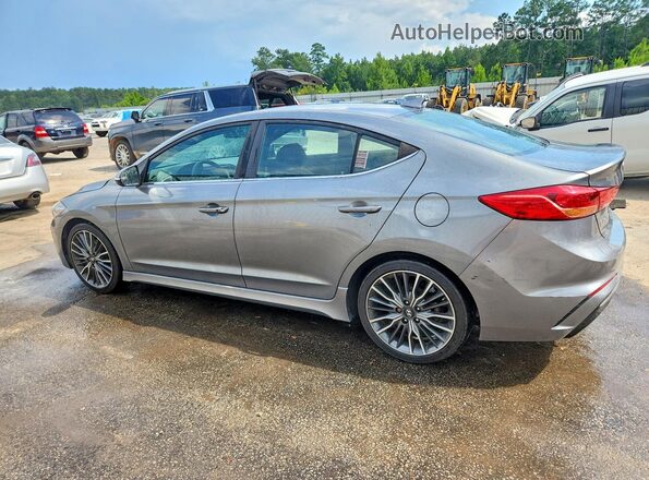 KMHD04LB3HU339180 2017 HYUNDAI ELANTRA Charcoal Tył lewy