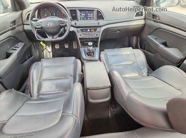 KMHD04LB3HU339180 2017 HYUNDAI ELANTRA Charcoal Widok deski rozdzielczej