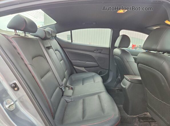 KMHD04LB3HU339180 2017 HYUNDAI ELANTRA Charcoal Widok tylnych siedzeń