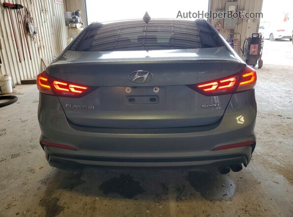 KMHD04LB3JU507857 2018 HYUNDAI ELANTRA Gray Vista trasera