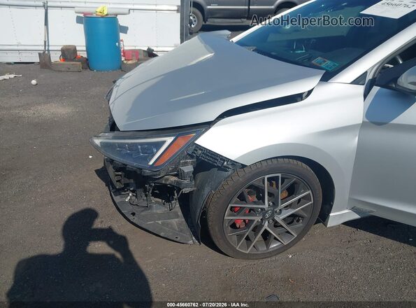 KMHD04LB4KU887308 2019 HYUNDAI ELANTRA Серебряный Вид спереди