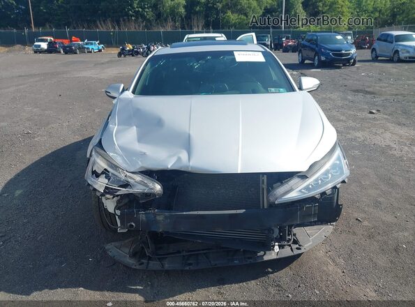 KMHD04LB4KU887308 2019 HYUNDAI ELANTRA Серебряный Вид щитка приборов