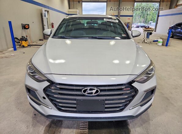 KMHD04LB5HU322817 2017 HYUNDAI ELANTRA Серебряный Вид спереди