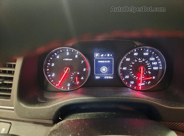 KMHD04LB5HU322817 2017 HYUNDAI ELANTRA Серебряный Вид щитка приборов
