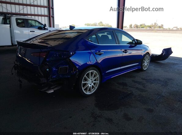 KMHD04LB5LU085349 2020 HYUNDAI ELANTRA Blue Rear right