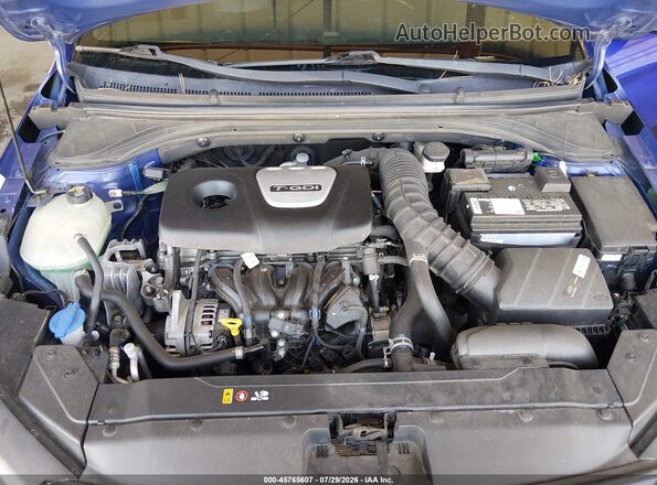 KMHD04LB5LU085349 2020 HYUNDAI ELANTRA Blue Rear view