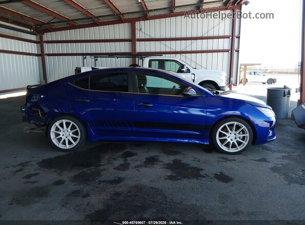KMHD04LB5LU085349 2020 HYUNDAI ELANTRA Blue 360 interior view
