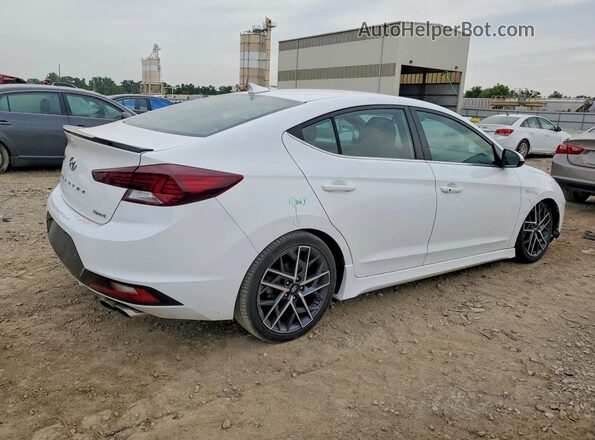 KMHD04LB5LU945573 2020 HYUNDAI ELANTRA White Rear right