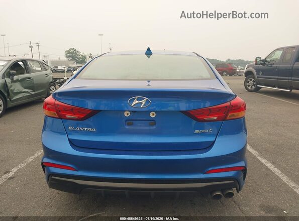 KMHD04LB6HU349203 2017 HYUNDAI ELANTRA Blue 
