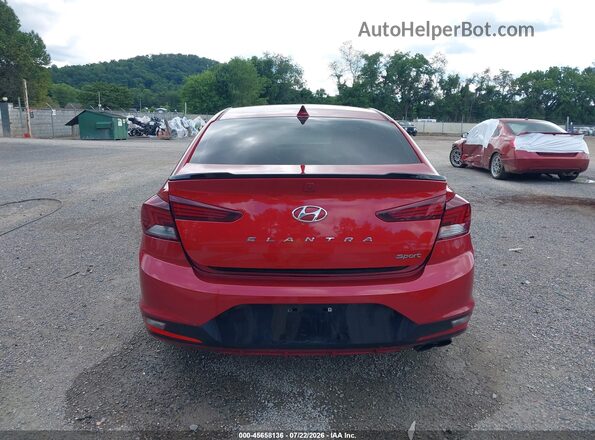 KMHD04LB6KU841902 2019 HYUNDAI ELANTRA Red 