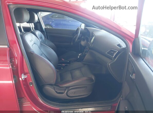 KMHD04LB7JU451938 2018 HYUNDAI ELANTRA Red Front interior view