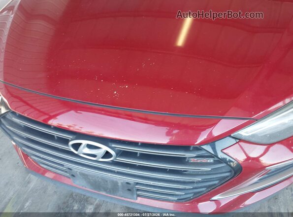 KMHD04LB7JU451938 2018 HYUNDAI ELANTRA Red Front view