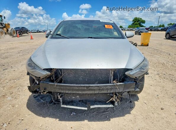 KMHD04LB7JU522927 2018 HYUNDAI ELANTRA Silver Front view