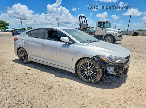 KMHD04LB7JU522927 2018 HYUNDAI ELANTRA Silver Front right