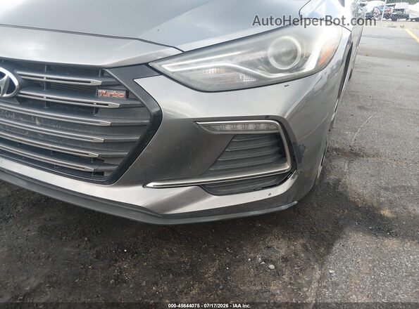 KMHD04LB8JU685263 2018 HYUNDAI ELANTRA Silver Vista frontal