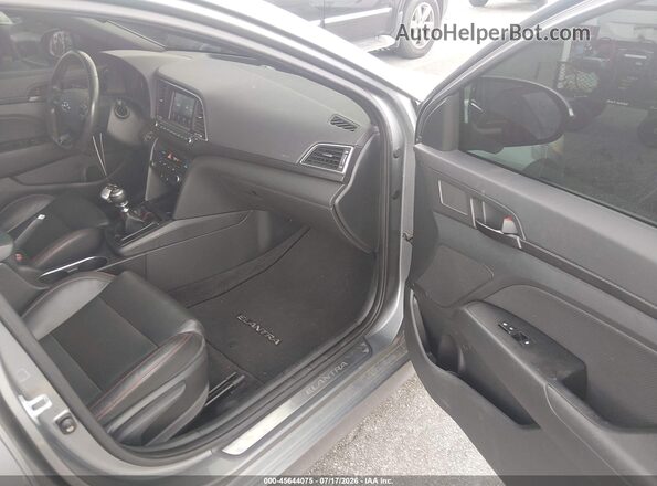 KMHD04LB8JU685263 2018 HYUNDAI ELANTRA Silver Vista interior delantera