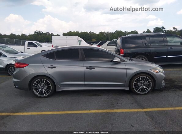 KMHD04LB8JU685263 2018 HYUNDAI ELANTRA Silver Vista interior trasera