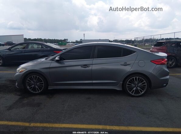 KMHD04LB8JU685263 2018 HYUNDAI ELANTRA Silver Vista interior de 360 grados