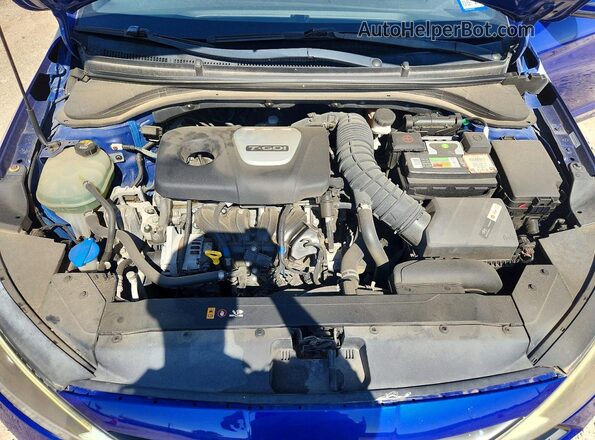 KMHD04LB8KU871144 2019 HYUNDAI ELANTRA Blue Vista interior trasera