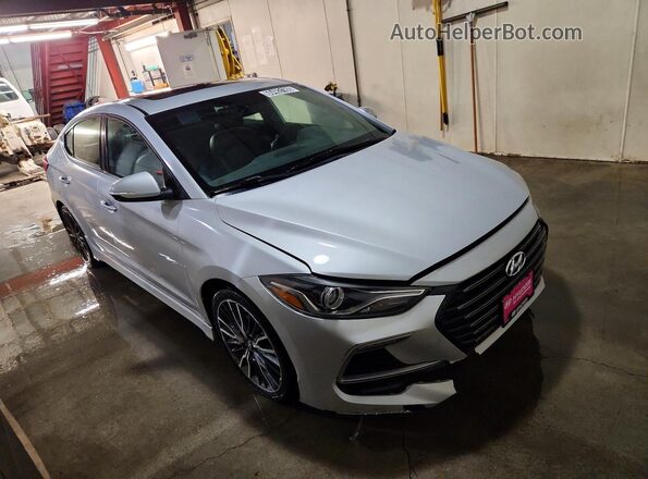 KMHD04LB9JU522251 2018 HYUNDAI ELANTRA Silver წინა მარჯვენა