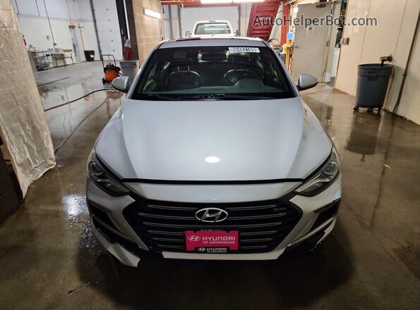 KMHD04LB9JU522251 2018 HYUNDAI ELANTRA Silver წინა ხედი