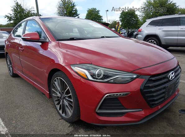 KMHD04LBXHU315264 2017 HYUNDAI ELANTRA Red Vista frontal