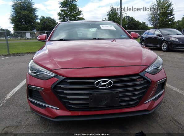KMHD04LBXHU315264 2017 HYUNDAI ELANTRA Red Vista del cuadro de instrumentos
