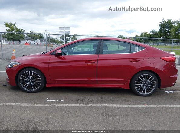 KMHD04LBXHU315264 2017 HYUNDAI ELANTRA Red Vista interior de 360 grados