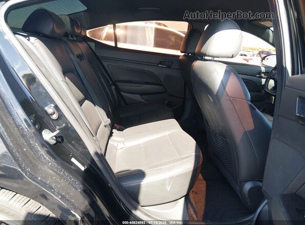 KMHD04LBXHU345333 2017 HYUNDAI ELANTRA Black Widok naklejki z numerem VIN