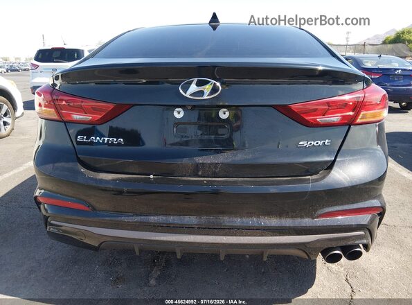 KMHD04LBXHU345333 2017 HYUNDAI ELANTRA Black 