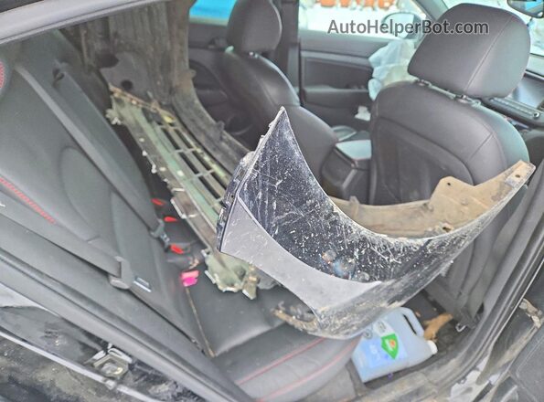 KMHD04LBXJU459869 2018 HYUNDAI ELANTRA Black Вид задніх сидінь