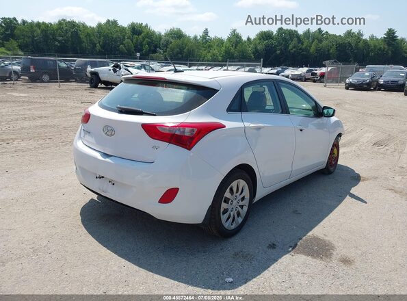 KMHD35LH0GU251607 2016 HYUNDAI ELANTRA GT White Trasero derecho