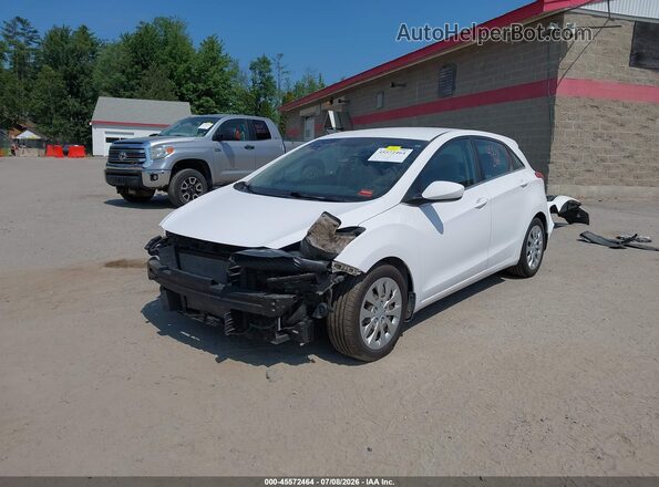 KMHD35LH0GU251607 2016 HYUNDAI ELANTRA GT White Vista tres cuartos delantera izquierda