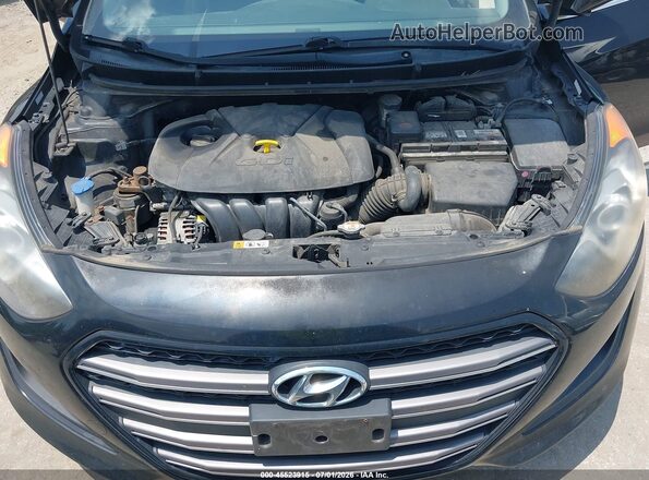 KMHD35LH0GU262736 2016 HYUNDAI ELANTRA GT Black Հետևի տեսք