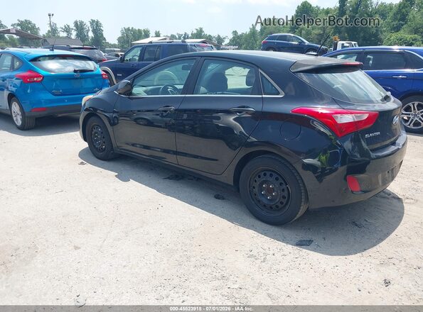KMHD35LH0GU262736 2016 HYUNDAI ELANTRA GT Black Հետևի ձախ