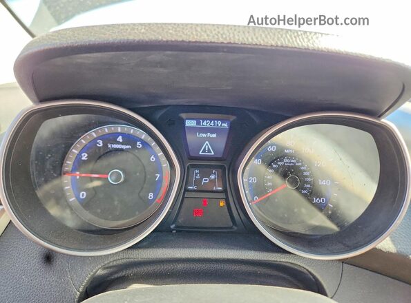 KMHD35LH0GU263546 2016 HYUNDAI ELANTRA Черный Вид щитка приборов