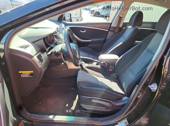 KMHD35LH0GU263546 2016 HYUNDAI ELANTRA Черный Вид салона спереди