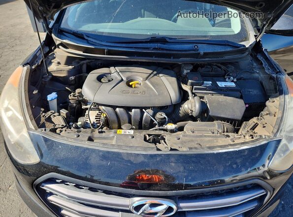 KMHD35LH0GU263546 2016 HYUNDAI ELANTRA Черный Вид задней части салона