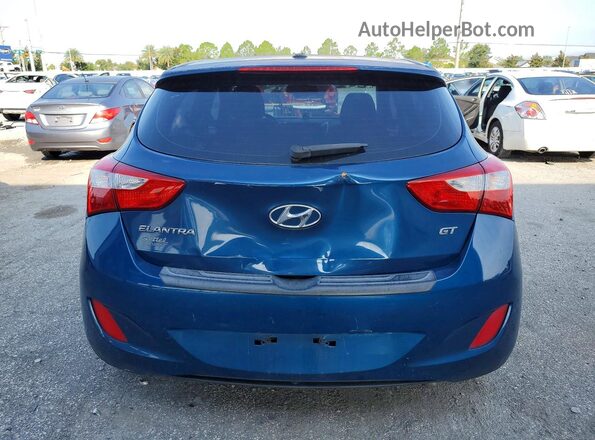 KMHD35LH0GU304788 2016 HYUNDAI ELANTRA Blue Vista trasera