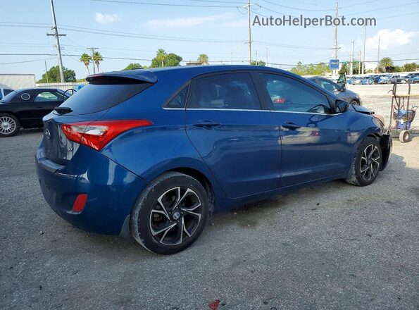 KMHD35LH0GU304788 2016 HYUNDAI ELANTRA Blue Trasero derecho
